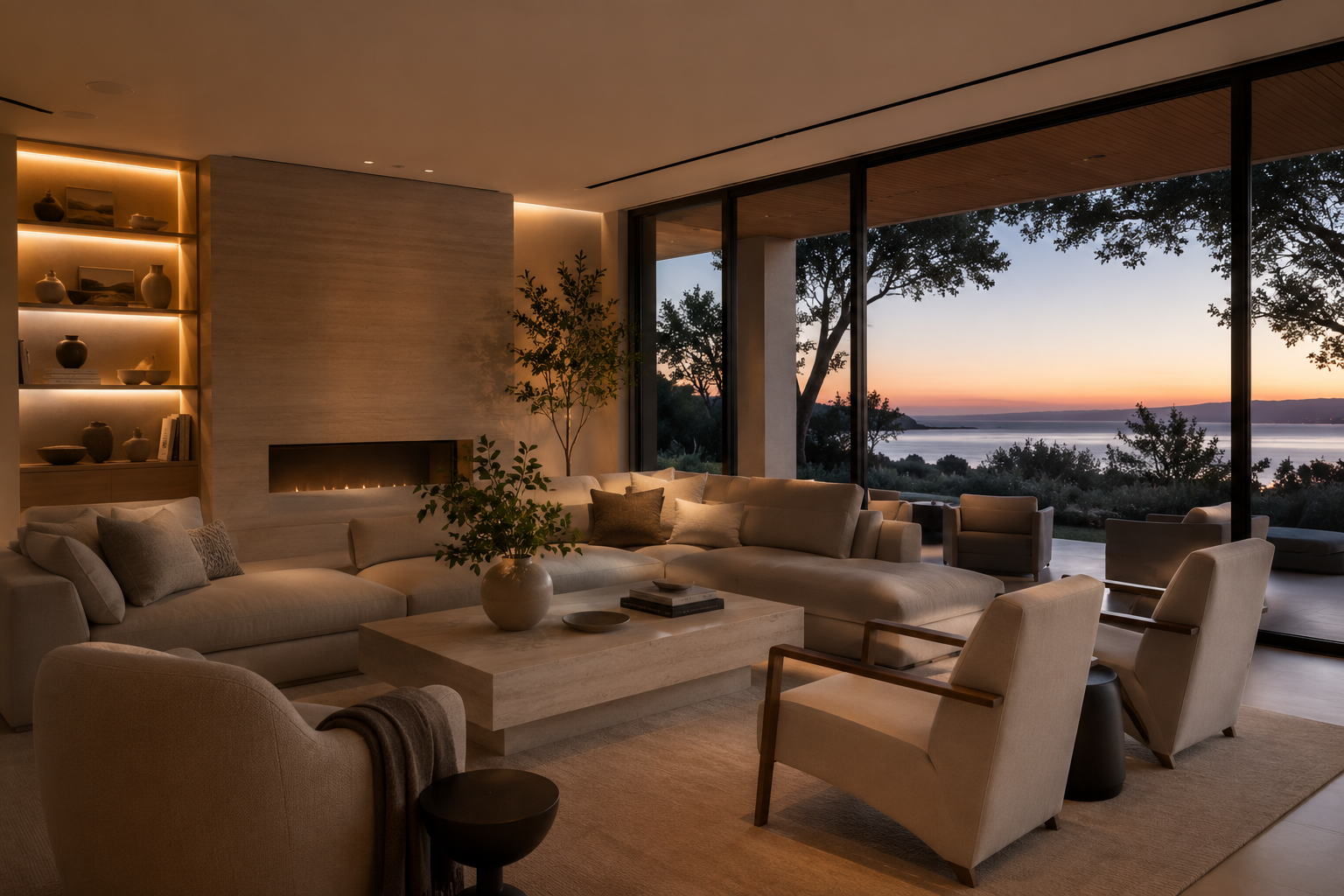 Quiet luxury home interior